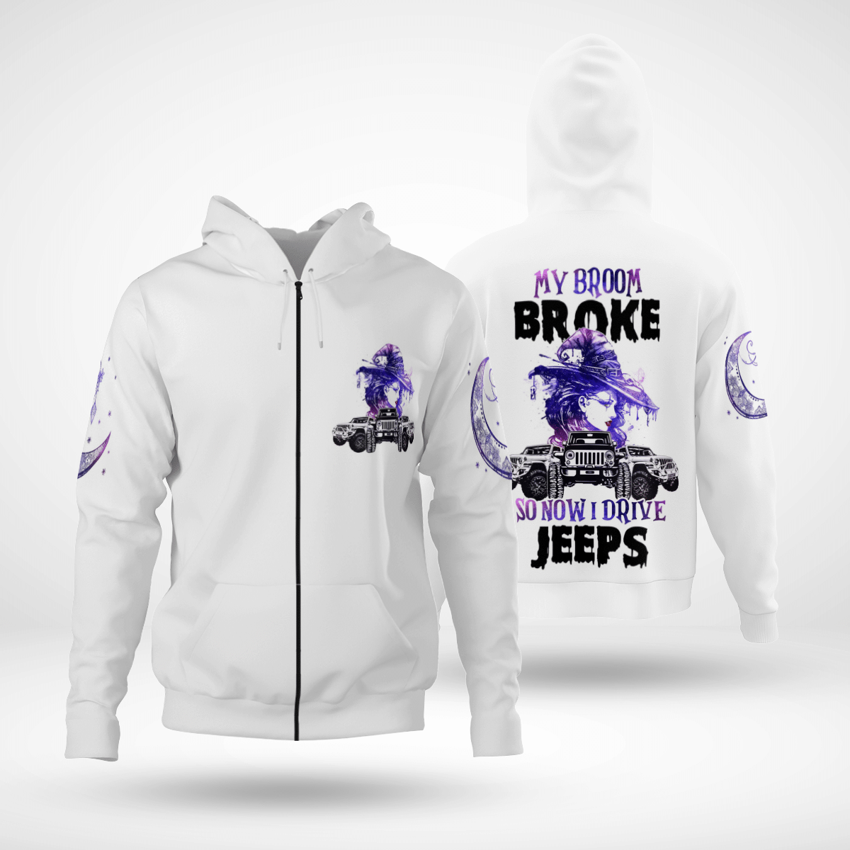 My Broom Broke So Now I Drive A Jeep Unisex All Over Print