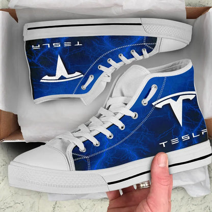 TSL Shoes TSL Thunder Blue High-Top Shoes V04