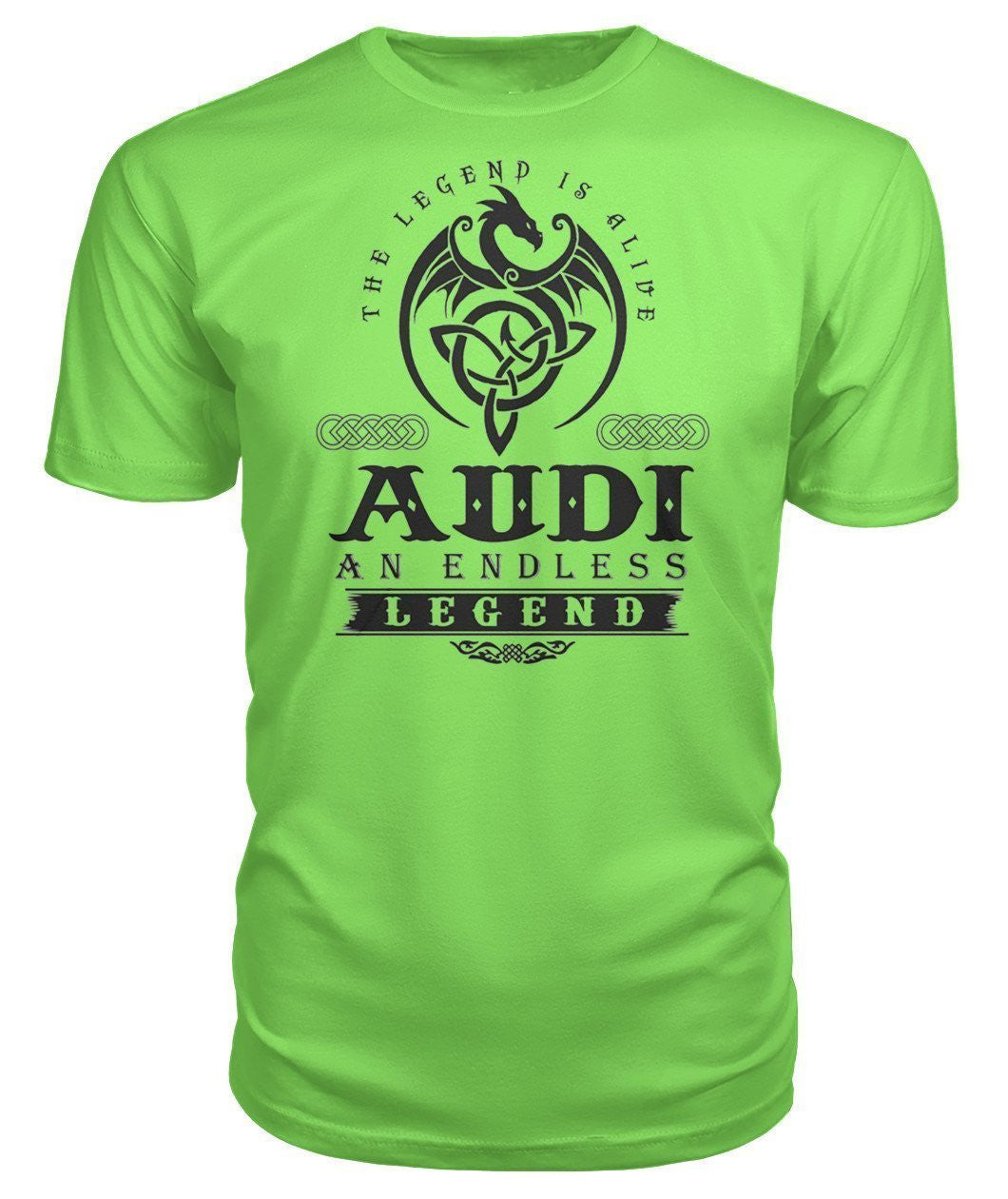 AUDI AN ENDLESS LEGEND Premium Unisex T SHIRT