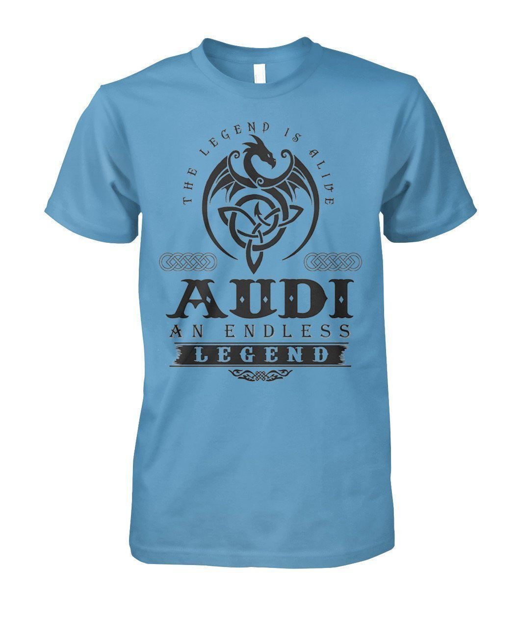 AUDI AN ENDLESS LEGEND Unisex Cotton T SHIRT