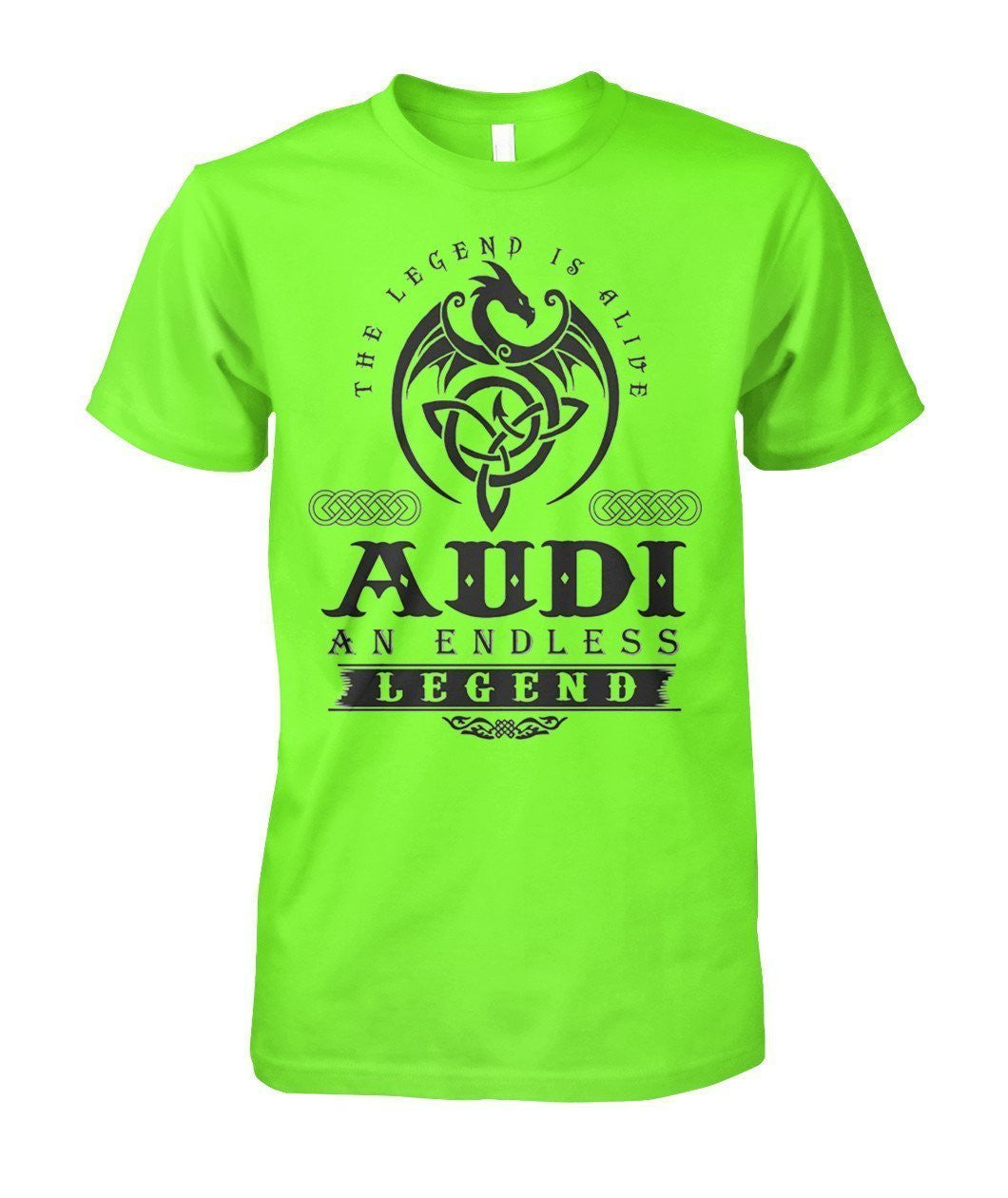 AUDI AN ENDLESS LEGEND Unisex Cotton T SHIRT