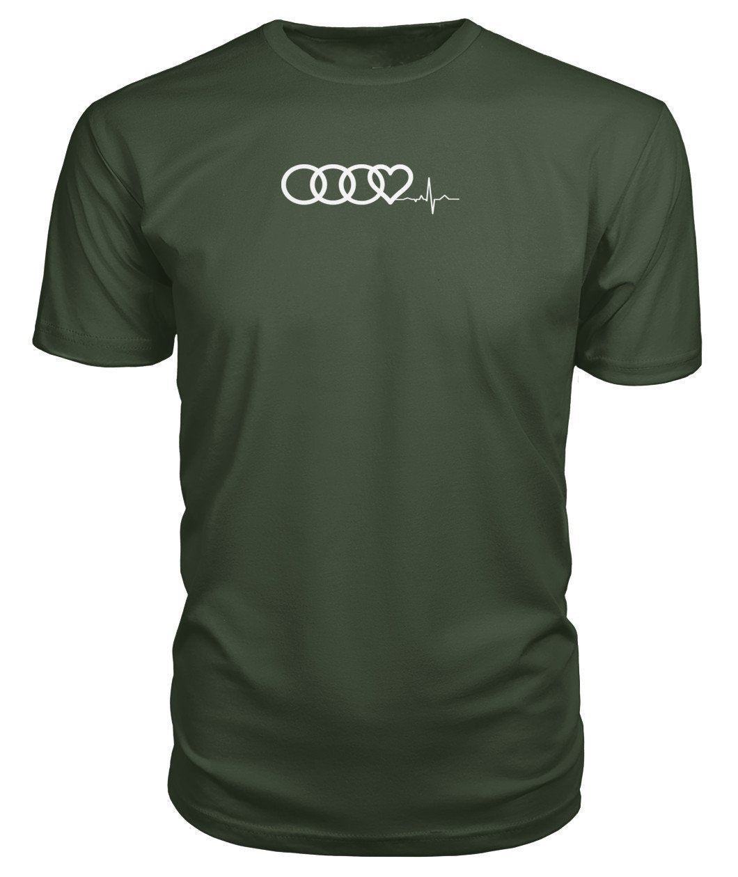 Audi Heart Beat Premium Unisex T SHIRT