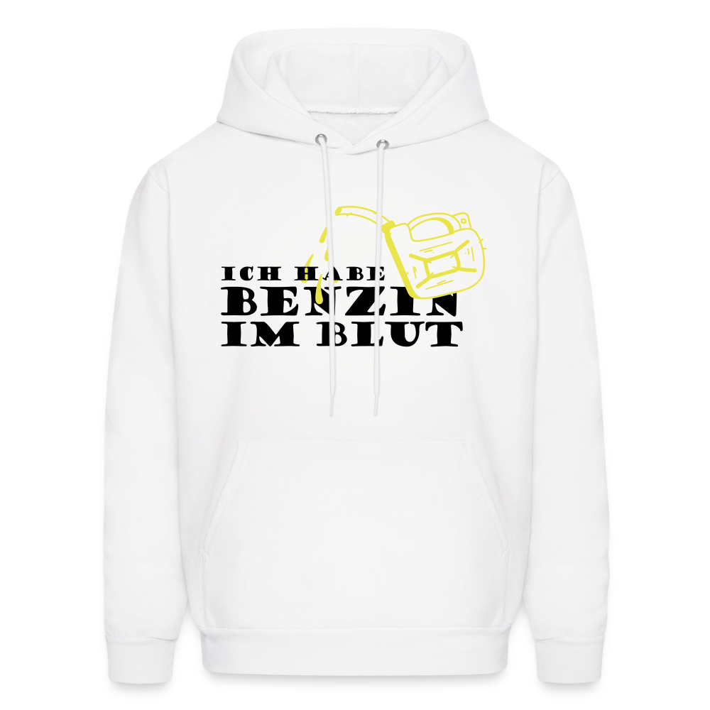 Ich Habe Benzin im Bult Men's Hoodie - white