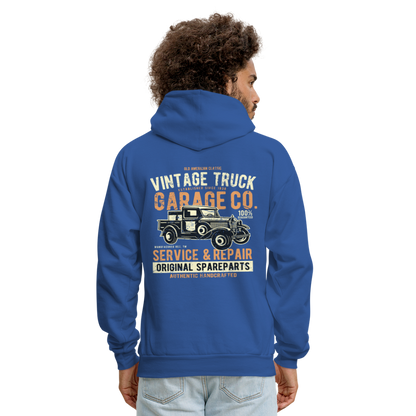 Vintage truck Cars Men's Hoodie - royal blue