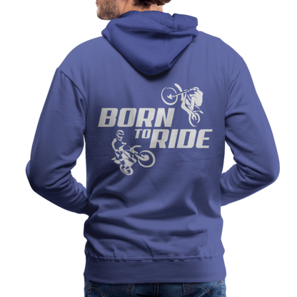 Born to Ride Motocross Men’s Premium Hoodie - royal blue