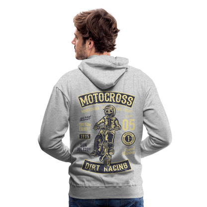 Motocross design Motorcycle Men’s Premium Hoodie - heather grey