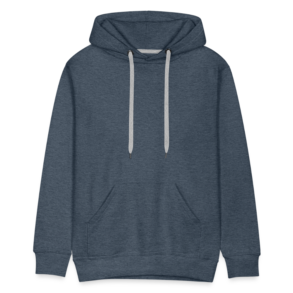 Super Bike Motorcycle Men’s Premium Hoodie - heather denim