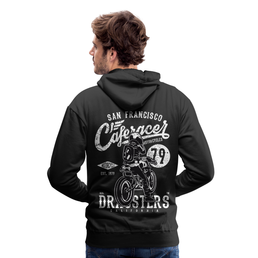 Motorcycle San Francisco Caferacer Men’s Premium Hoodie - black