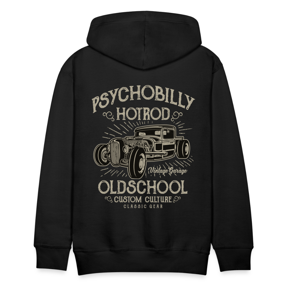 Psychobilly hotrod Men’s Premium Hoodie - black