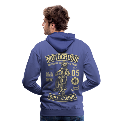 Motocross design Motorcycle Men’s Premium Hoodie - royal blue