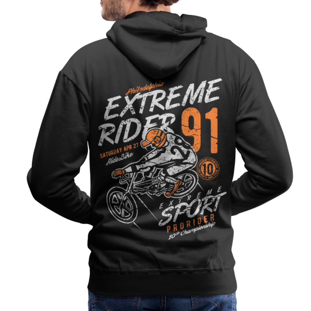 Extremerider Motorcycle Men’s Premium Hoodie - black