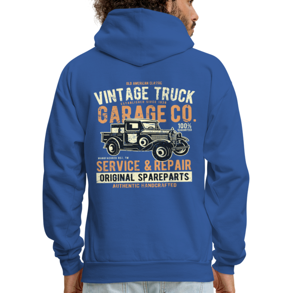 Vintage truck Cars Men's Hoodie - royal blue