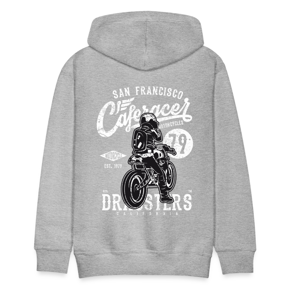 Motorcycle San Francisco Caferacer Men’s Premium Hoodie - heather grey