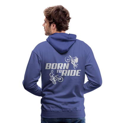 Born to Ride Motocross Men’s Premium Hoodie - royal blue