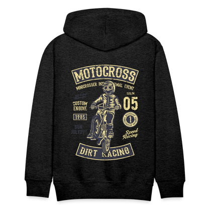 Motocross design Motorcycle Men’s Premium Hoodie - charcoal grey