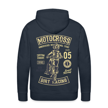 Motocross design Motorcycle Men’s Premium Hoodie - navy