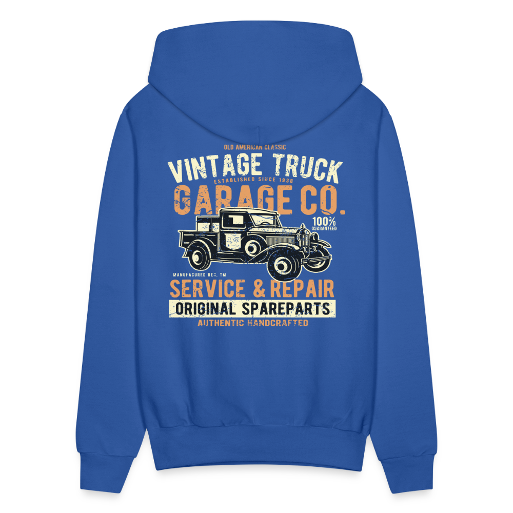 Vintage truck Cars Men's Hoodie - royal blue