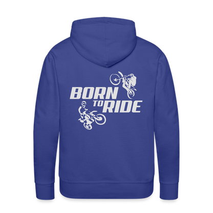 Born to Ride Motocross Men’s Premium Hoodie - royal blue