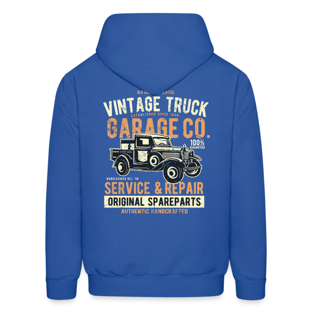 Vintage truck Cars Men's Hoodie - royal blue