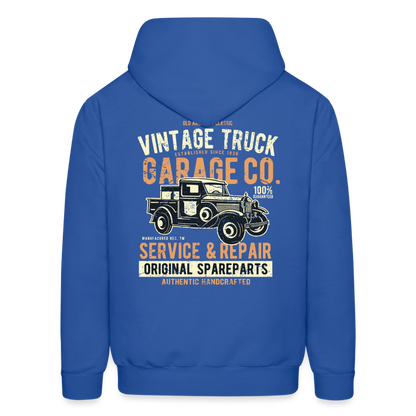 Vintage truck Cars Men's Hoodie - royal blue