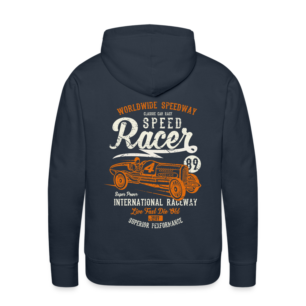 Speed Racer Men’s Premium Hoodie - navy