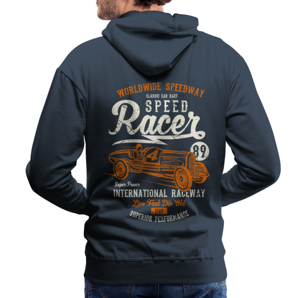 Speed Racer Men’s Premium Hoodie - navy