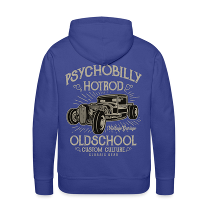 Psychobilly hotrod Men’s Premium Hoodie - royal blue