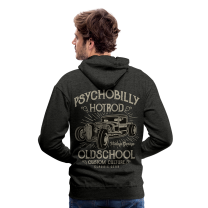 Psychobilly hotrod Men’s Premium Hoodie - charcoal grey