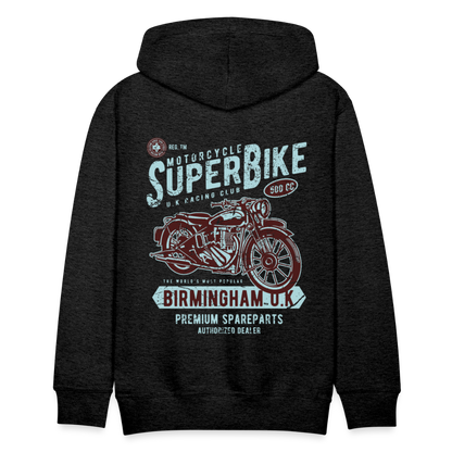 Super Bike Motorcycle Men’s Premium Hoodie - charcoal grey