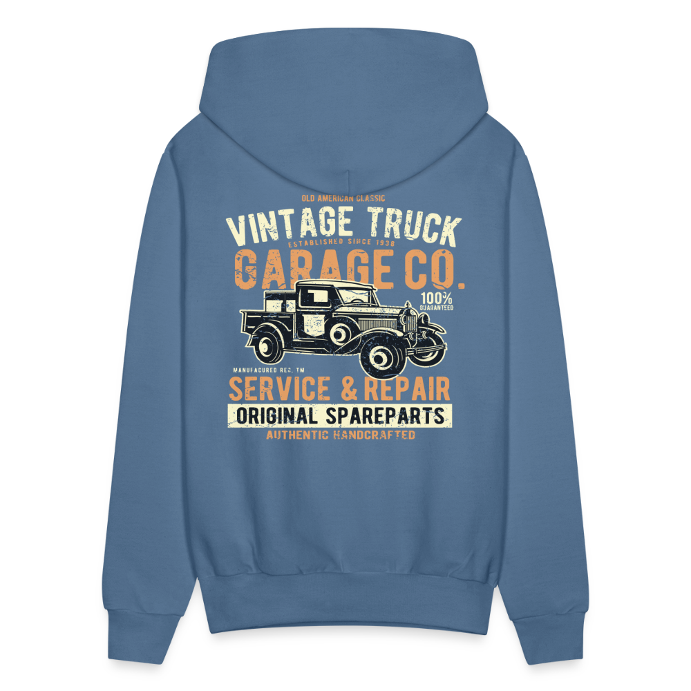 Vintage truck Cars Men's Hoodie - denim blue