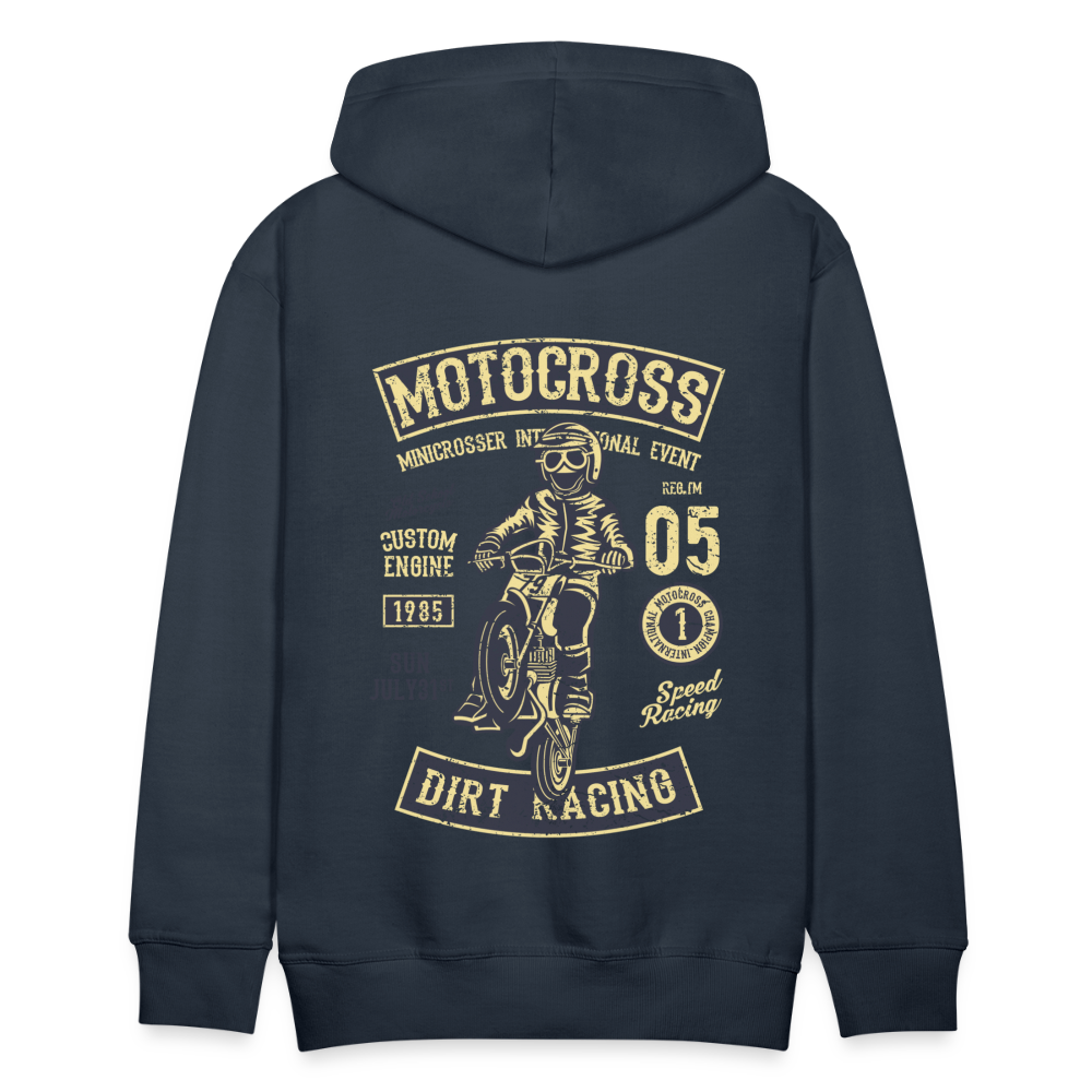 Motocross design Motorcycle Men’s Premium Hoodie - navy