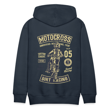 Motocross design Motorcycle Men’s Premium Hoodie - navy