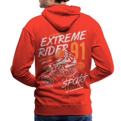 Extremerider Motorcycle Men’s Premium Hoodie - red