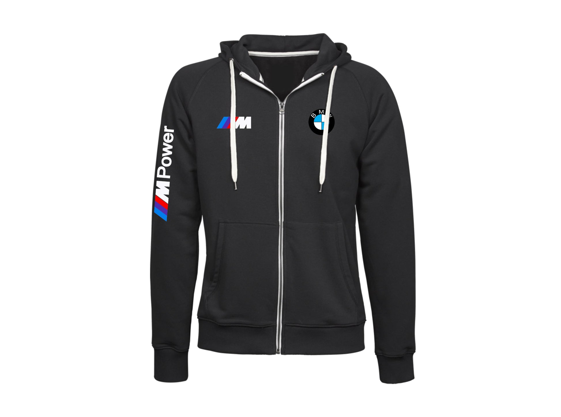 BMW Contrast Zipper Hoodie_Driver_Clothing