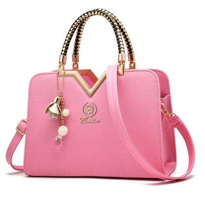 Cadillac Spring Women’s Luxury Handbag-bag-Driver Apparel-Light Pink-Driversapparel.com