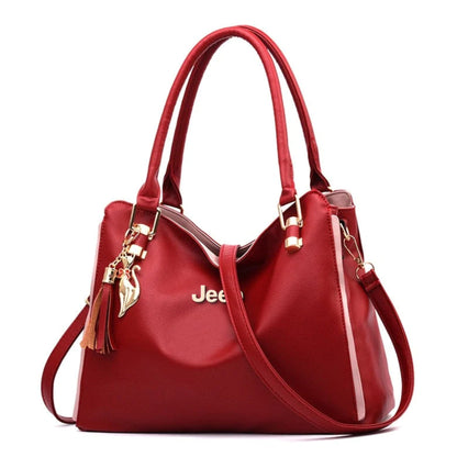 Jeep Classy Women’s Handbag-bag-Driver Apparel-Red-Driversapparel.com