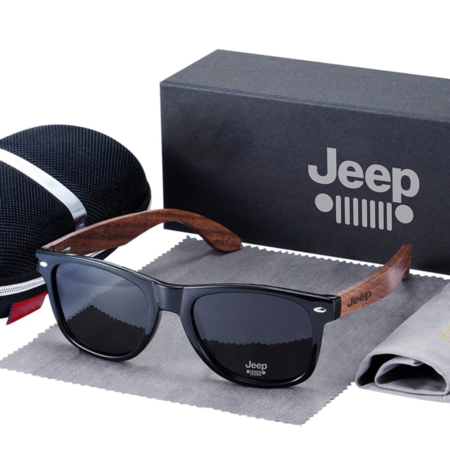 Jeep Luxury Walnut Sunglasses 2023-Driver Apparel-Driversapparel.com