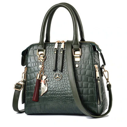 Mercedes Alligator Leather Handbag-bag-Driver Apparel-Driversapparel.com