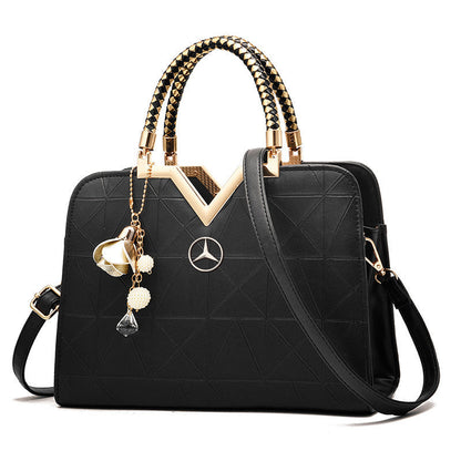 Mercedes Spring Women's Handbag-bag-Driver Apparel-Black-Driversapparel.com