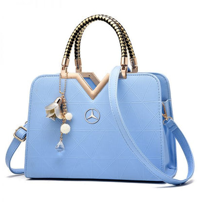 Mercedes Spring Women's Handbag-bag-Driver Apparel-Light Blue-Driversapparel.com