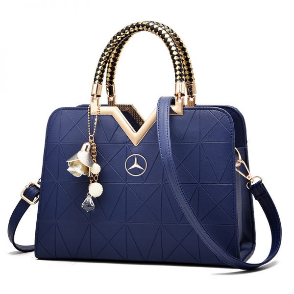 Mercedes Spring Women's Handbag-bag-Driver Apparel-Navy-Driversapparel.com