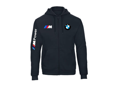 BMW Front Zip Hoodie_Driver_Clothing