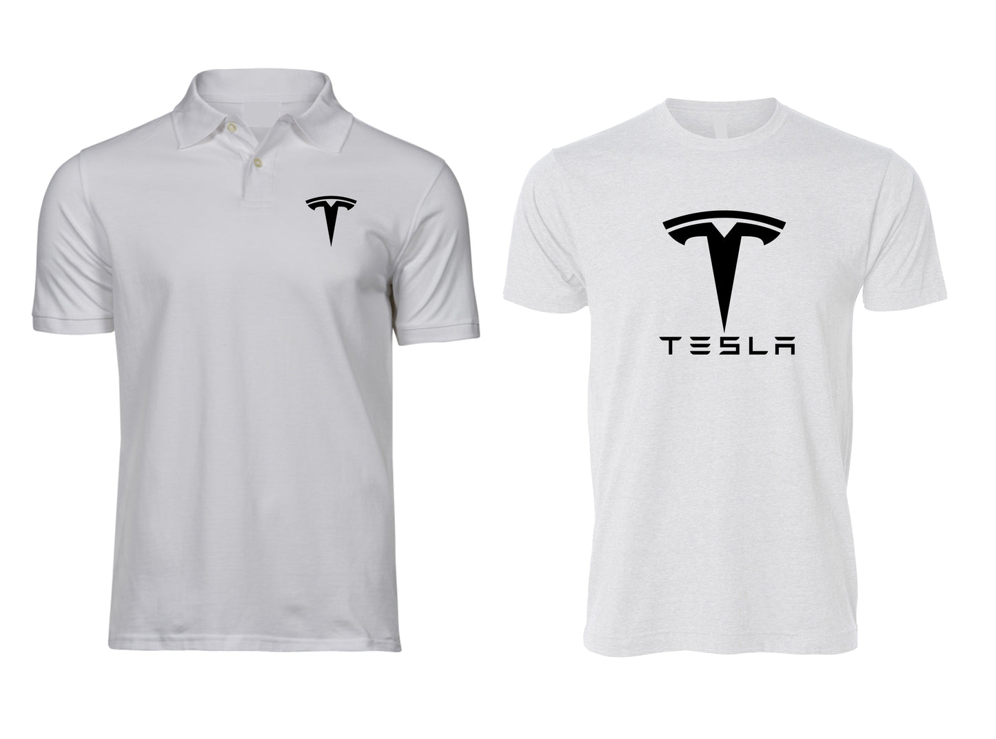 Tesla Half Sleeves T-Shirts Set