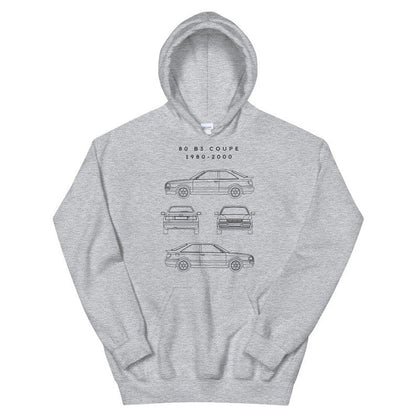 B3 Coupe Blueprint Unisex Hoodie_driver_apparel_drivi.store