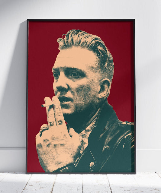 Josh Homme Pop Art Print: Music Icon and Contemporary Art Decor