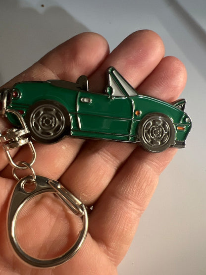 NA Miata MX5 Keychains with BBS Wheels