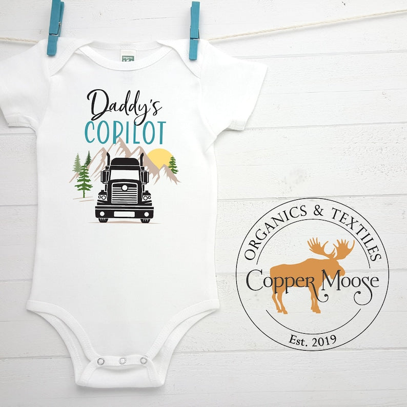 Truck Driver Onesie® for Future Drivers