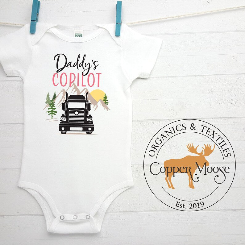 Truck Driver Onesie® for Future Drivers