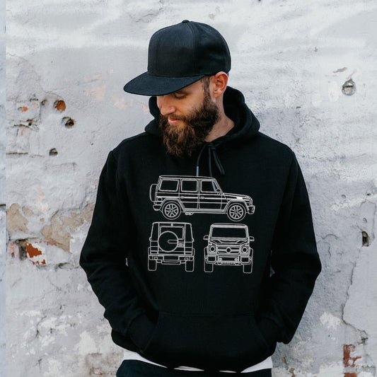 Lineart Mercedes G-Wagon Hoodie