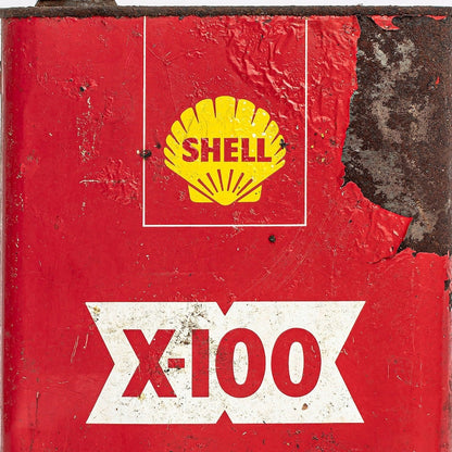 "Shell: The Vintage Oil Can for Car Lovers"